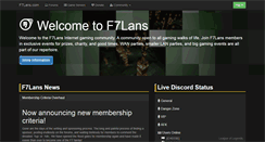 Desktop Screenshot of f7lans.com