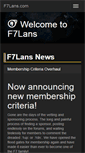 Mobile Screenshot of f7lans.com