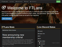 Tablet Screenshot of f7lans.com